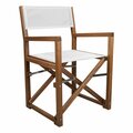 Whitecap Teak Adelaide Director's Chair with Batyline Seat 63061